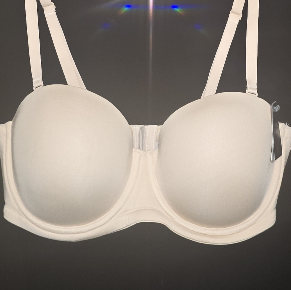NWT Wacoal Beige Convertible Strapless Bra Size 40D